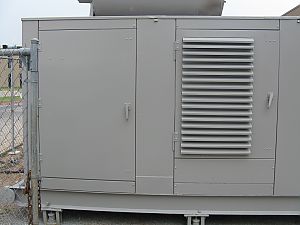 commercial generator housing