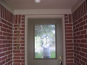 front door and trim