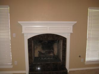  fireplace & walls